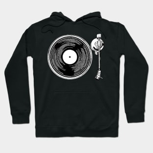 Record player with record Hoodie